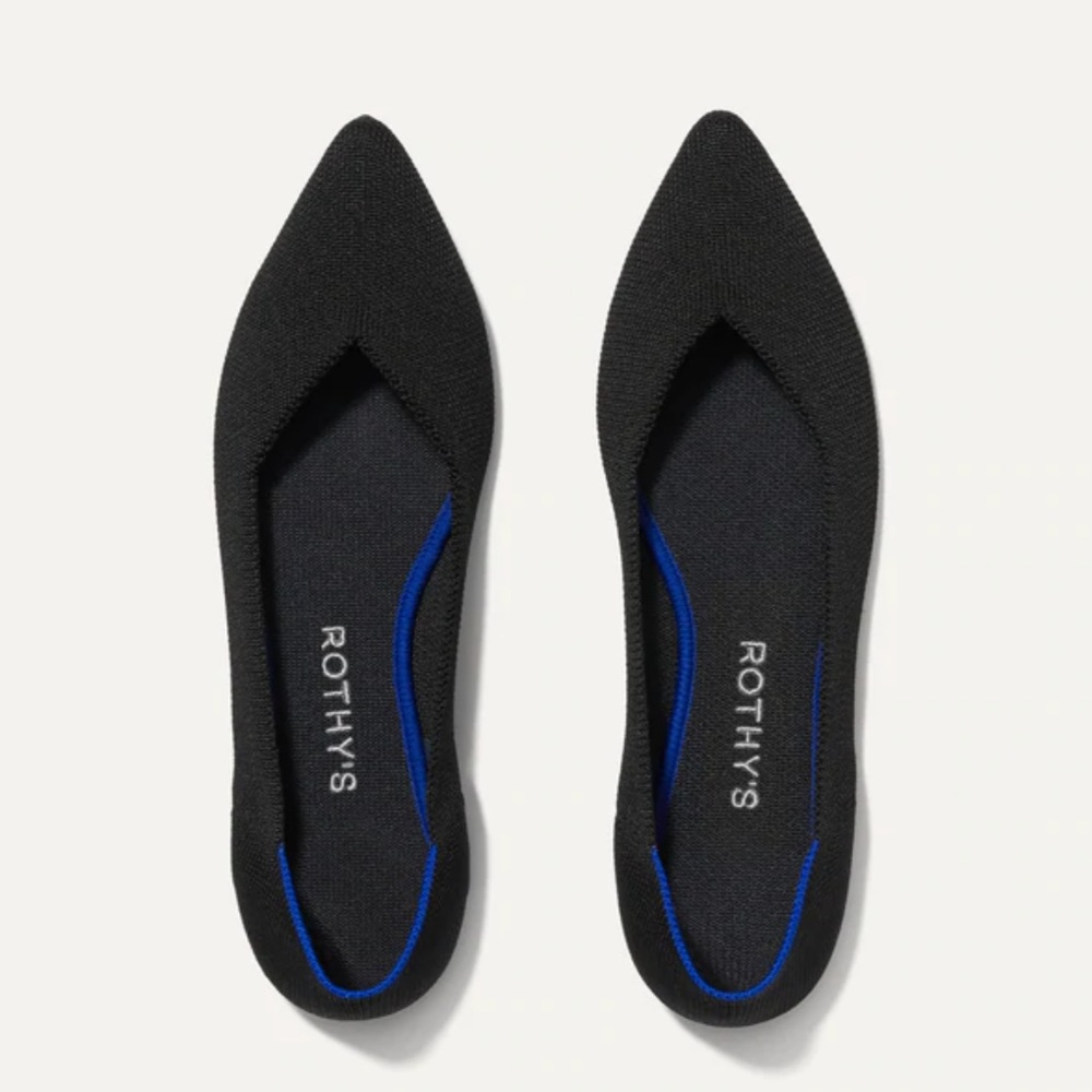 Rothy’s the point flats size 9 black